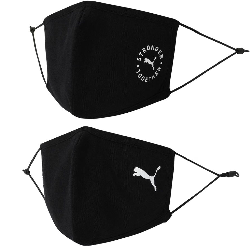 PUMA Cotton Face Masks Set of Two New